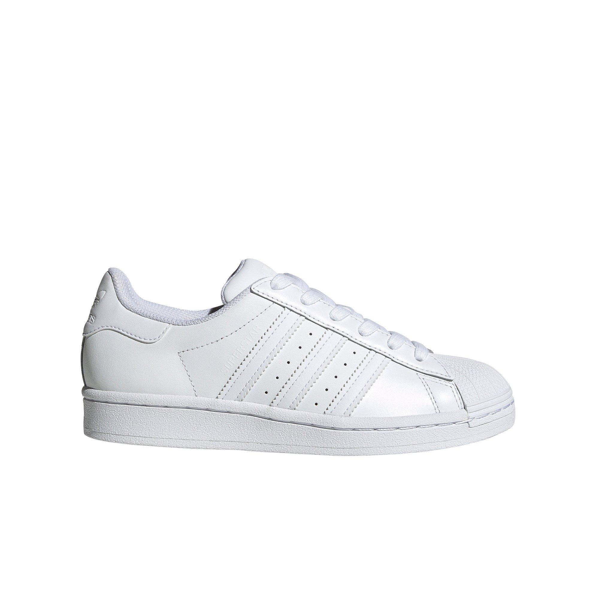 White shell toe adidas grade school sale